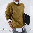 Celine Women's Cashmere Sweater – Soft Elegant Knit Pullover for Office & Casual Wear