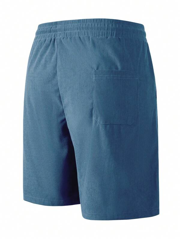 Zachary Men's Corduroy Shorts – Relaxed Fit Stretch Casual Summer Shorts