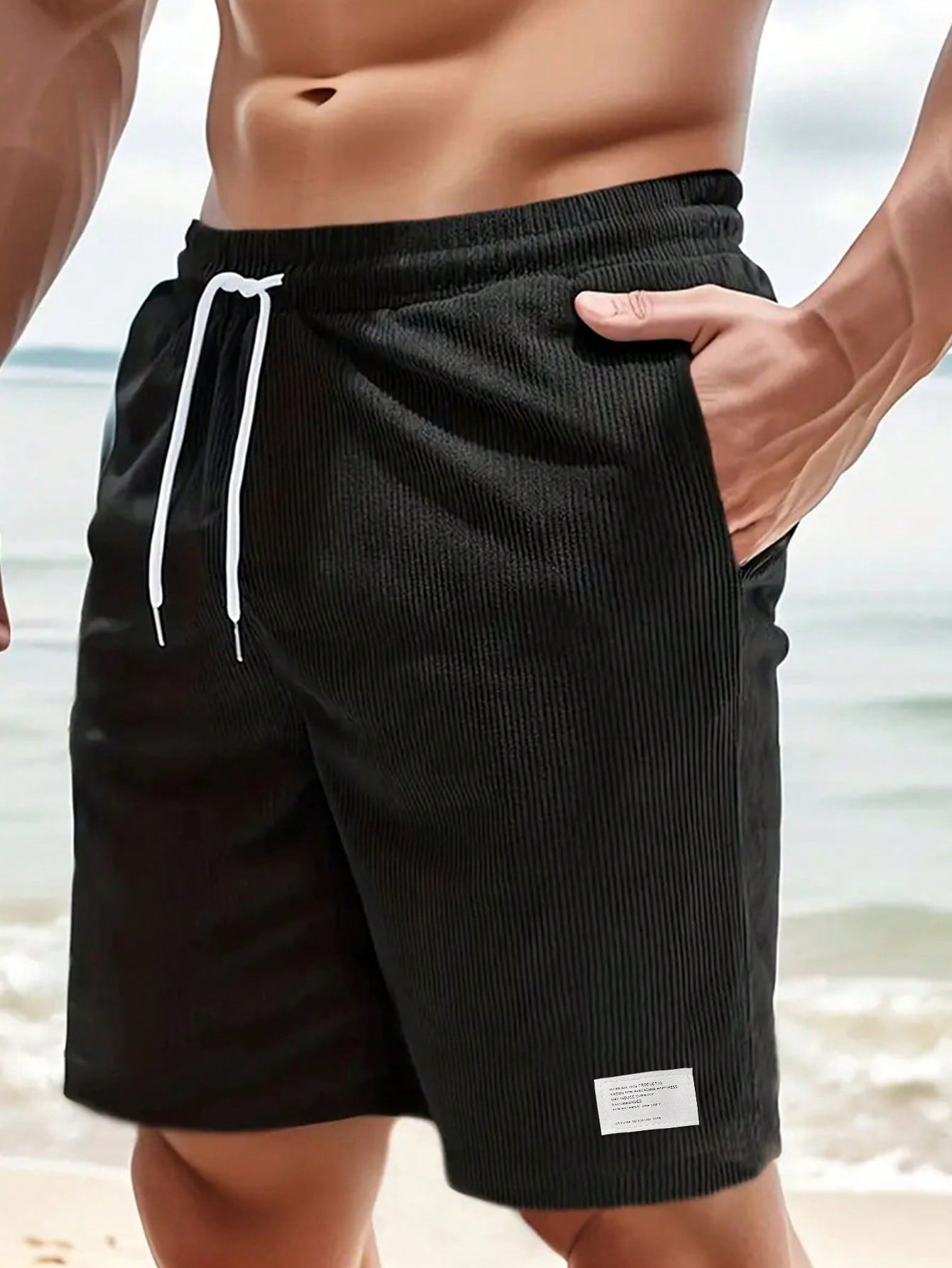 Zachary Men's Corduroy Shorts – Relaxed Fit Stretch Casual Summer Shorts