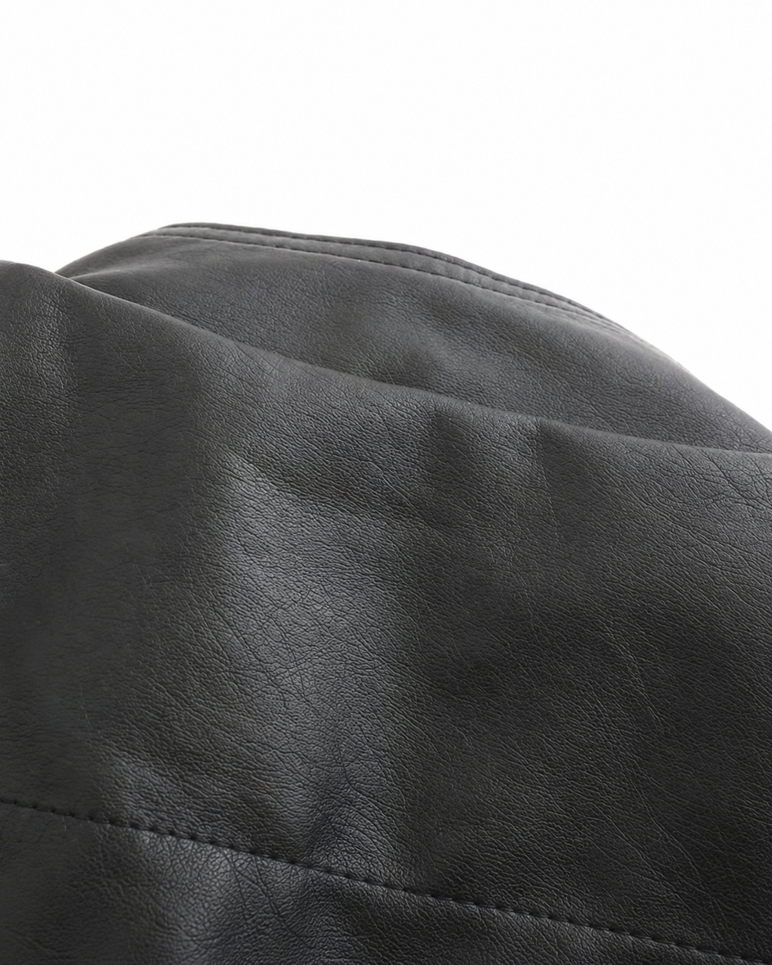 Janiyah Women's Leather Jacket – Stand Collar Zip Jacket with Pockets