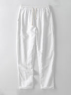 Richard Men's Summer Two-Piece Set – Short Sleeve Shirt & Elastic Waist Pants
