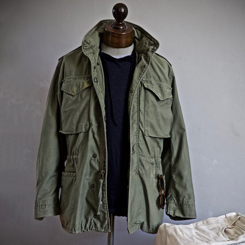 Lance Men's M-65 Field Jacket – Military Style Multi-Pocket Outdoor Coat