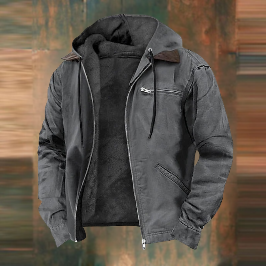 Jerome Men’s Leather Jacket – Premium Genuine Leather Smart Casual Modern Fit Jacket