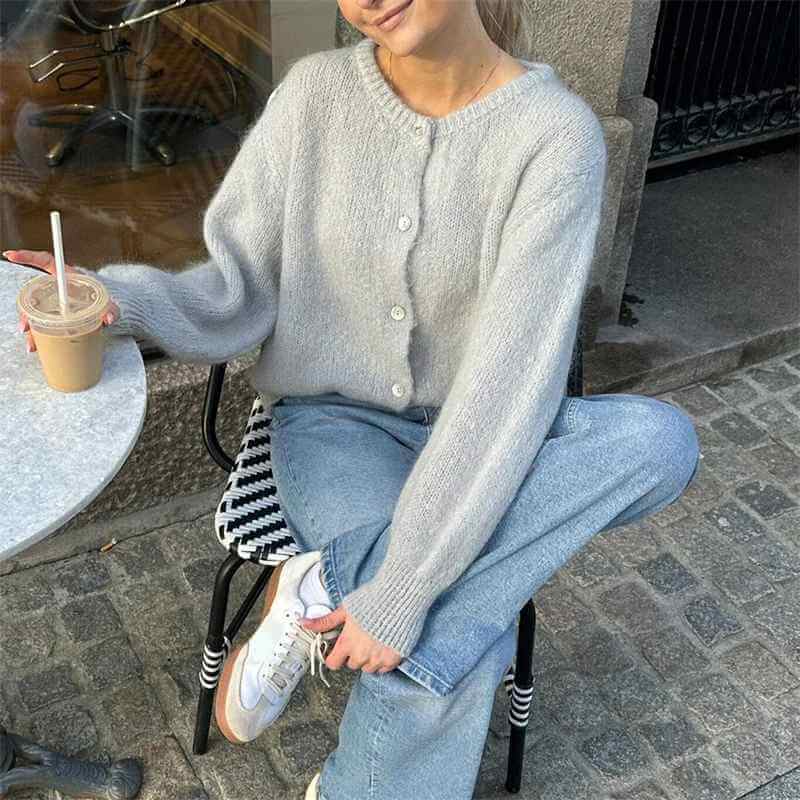 Addilyn Women's Knit Cardigan – Soft Warm Elegant Everyday Sweater