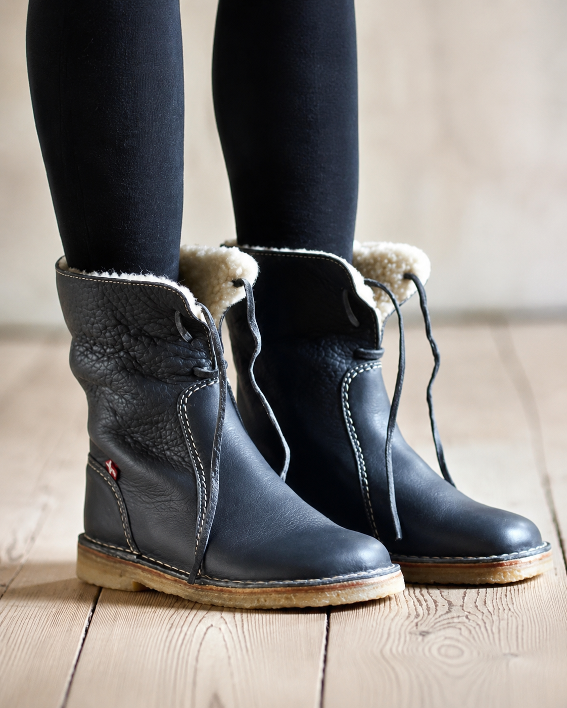Sophie Women's Faux Fur Lined Boots – Pull-On Weather-Resistant Winter Boots
