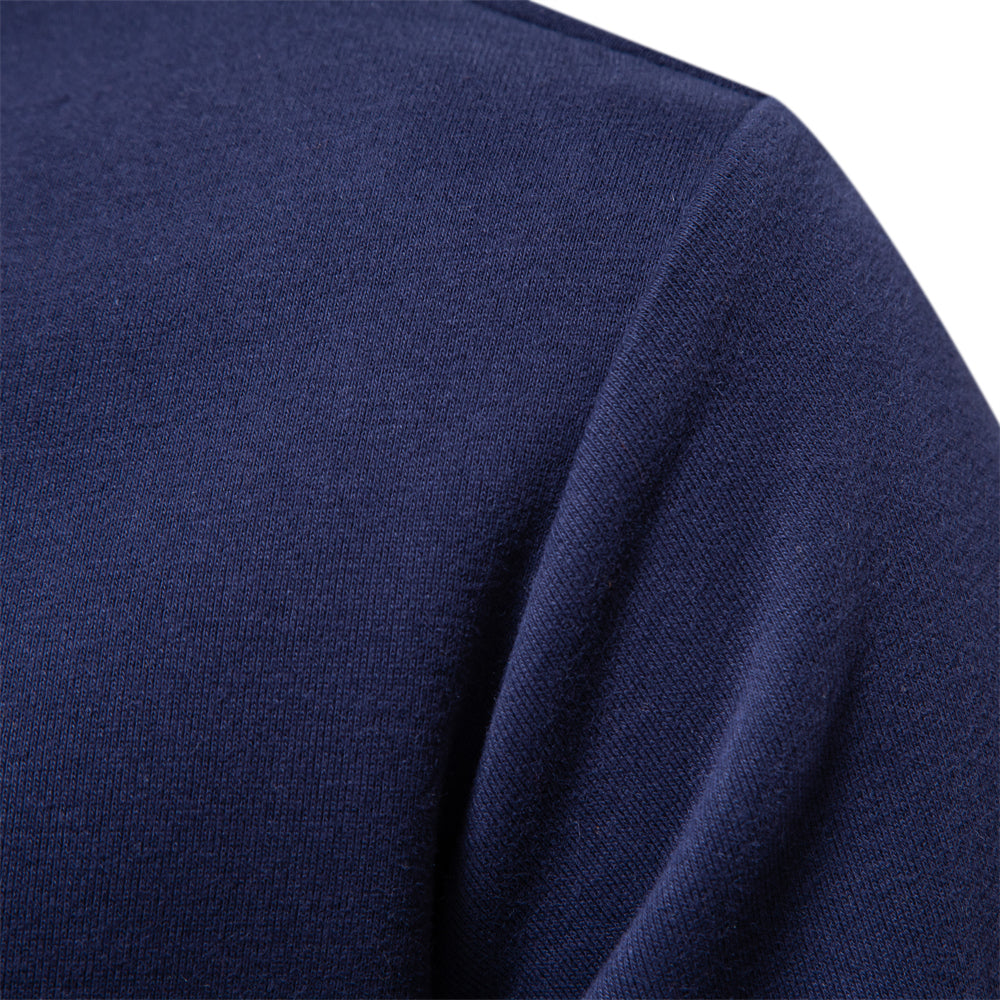 Hugo Men's Polo Sweater – Long Sleeve Breathable Smart Casual Pullover