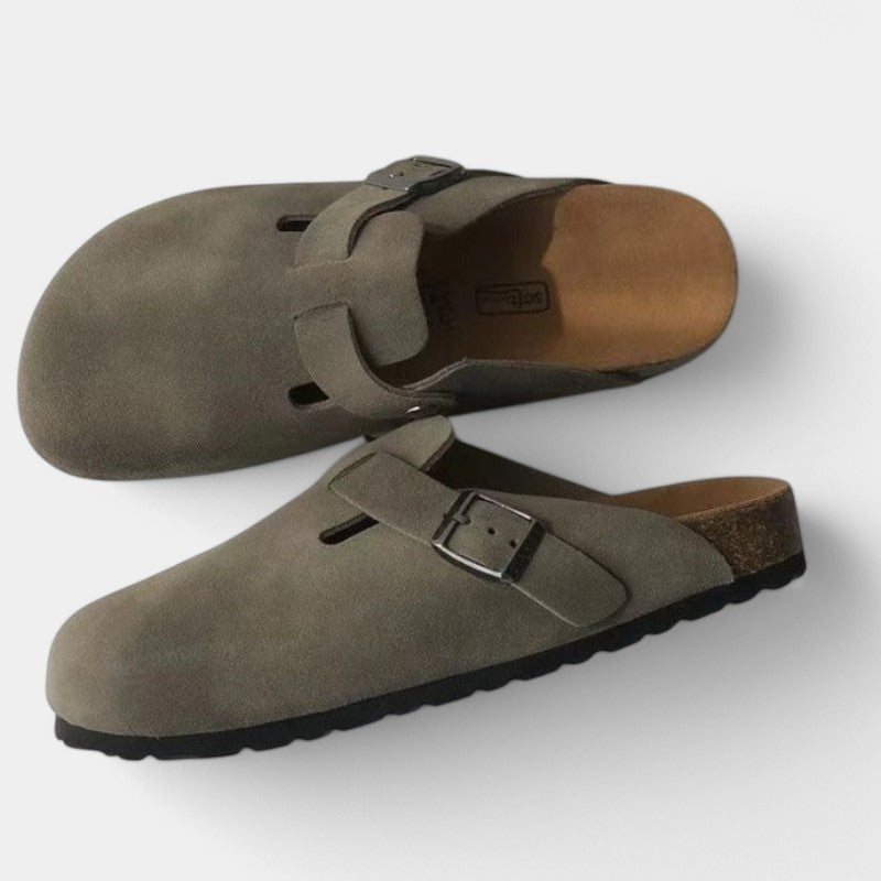 Hollie Women's Clogs – Adjustable Buckle Slip On Shoes for Casual Everyday Comfort