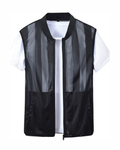 Owen Men’s Mesh Cycling Vest – Lightweight Breathable Zip-Up with 4 Pockets