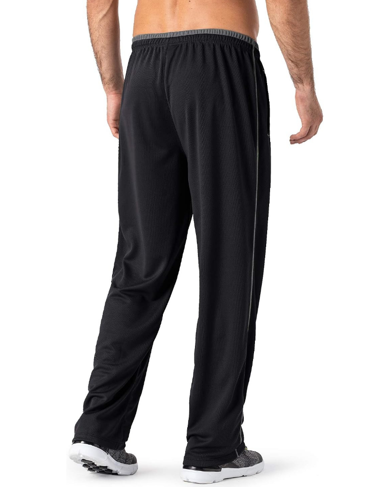 Mason Men’s Mesh Sweatpants – Quick-Dry, Loose Fit & Zipper Pockets