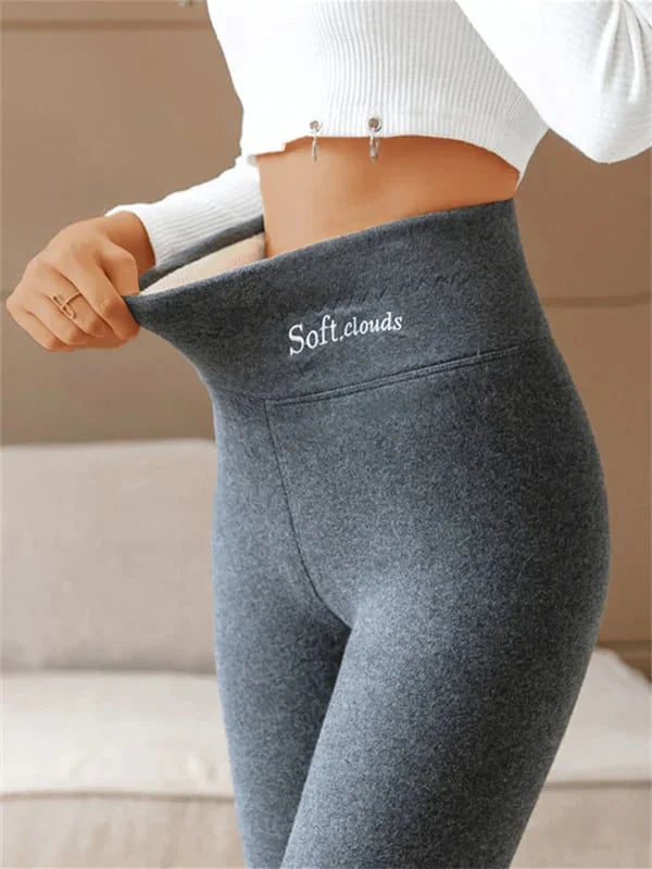 Sophia Women’s Fleece Leggings – Warm Stretch Winter Leggings with Sculpting Fit