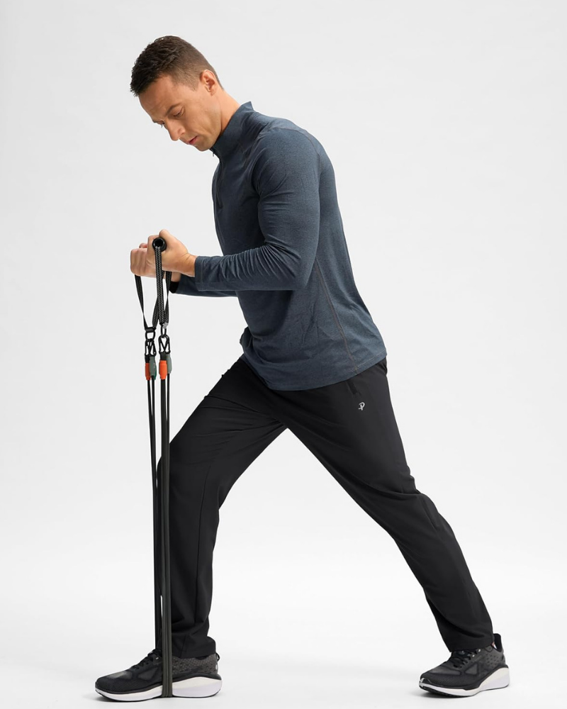 Mitchell Men’s Lightweight Joggers – Water-Resistant, Quick-Dry & Zipper Pockets