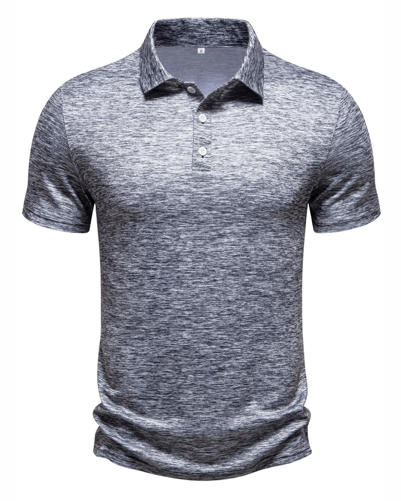 Tristan Men’s Performance Golf Polo – Quick-Dry Stretch Mesh & Sun Protection