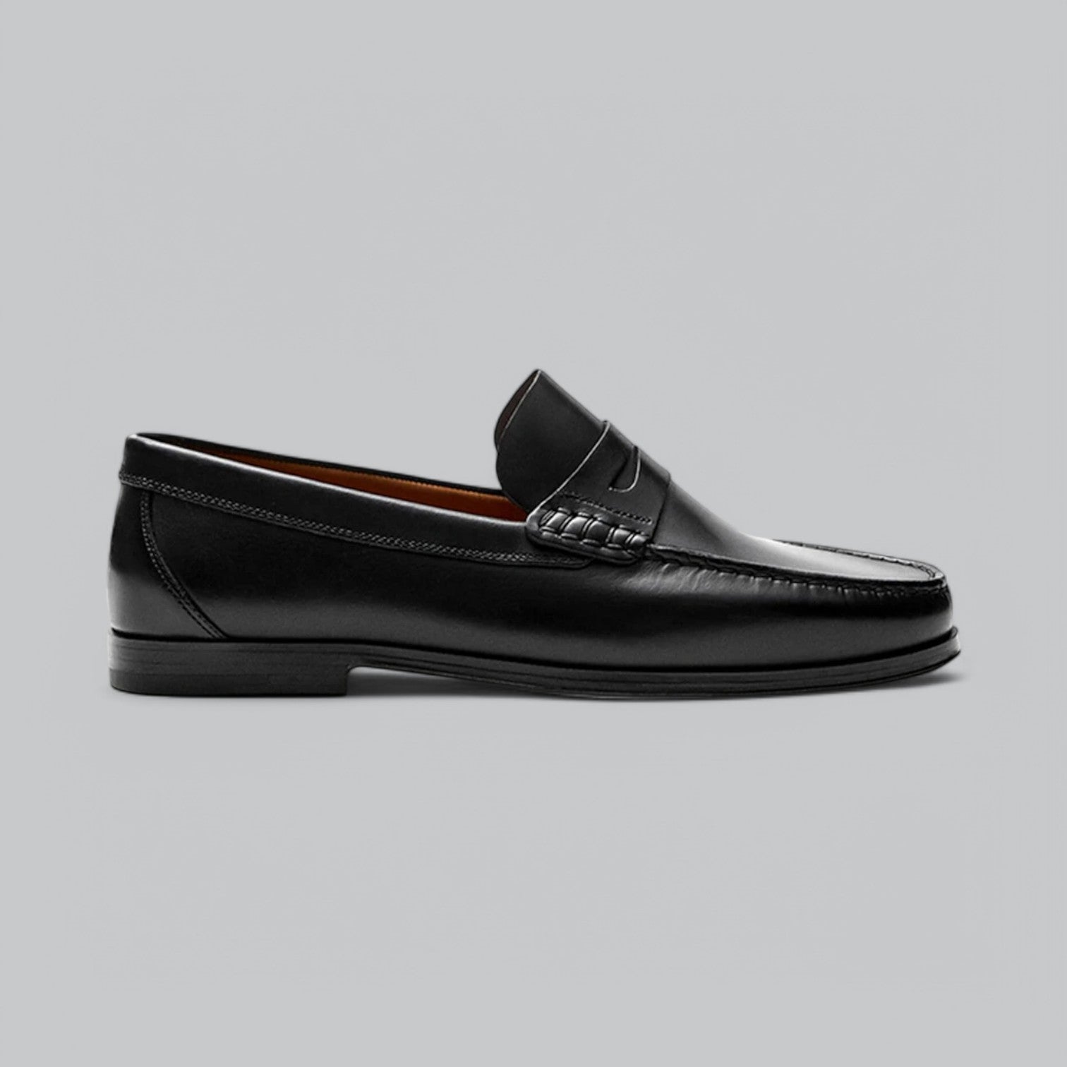 Joel Men's Leather Loafers – Slip-On Casual Smart Dress Shoes