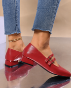 Luciana Women’s Ballet Flats – Elegant Double Strap Shoes with Comfortable Fit