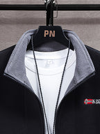 Julius Men's Fleece Jacket – Outdoor Norway High Collar Breathable Warm Layer
