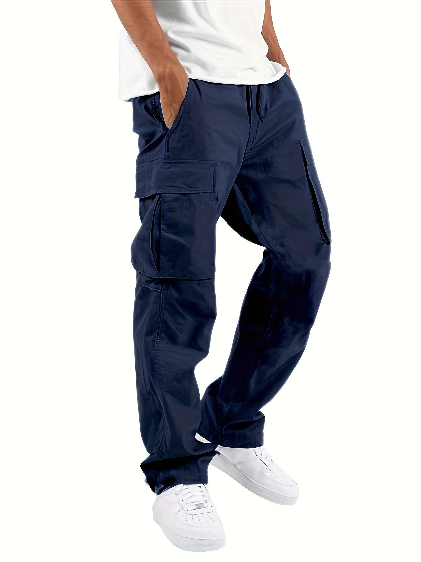 Tristan Men’s Cargo Pants – Relaxed Fit Cotton Utility Trousers with Cargo Pockets