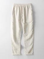 Richard Men's Summer Two-Piece Set – Short Sleeve Shirt & Elastic Waist Pants