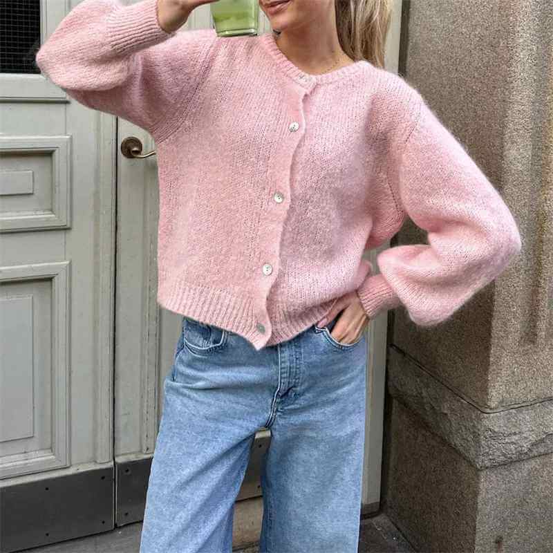 Addilyn Women's Knit Cardigan – Soft Warm Elegant Everyday Sweater