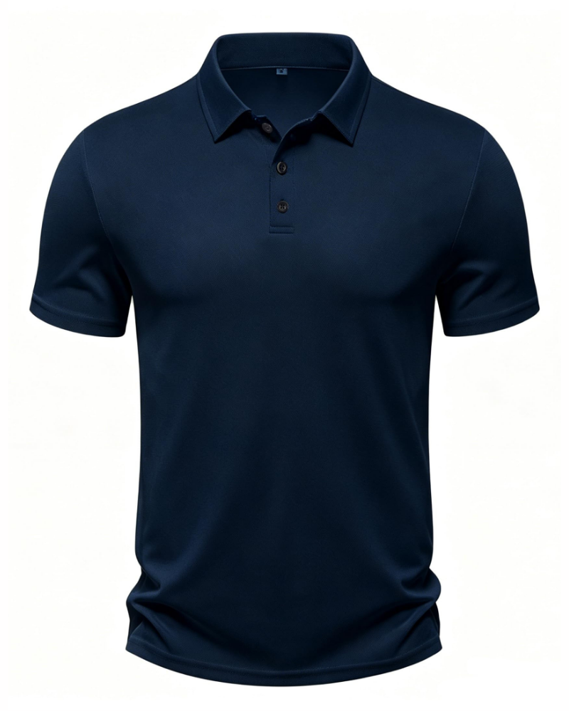 Tristan Men’s Performance Golf Polo – Quick-Dry Stretch Mesh & Sun Protection