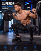 Dylan Men’s 5-Pack Compression Leggings – Quick-Dry, 4-Way Stretch & Moisture-Wicking