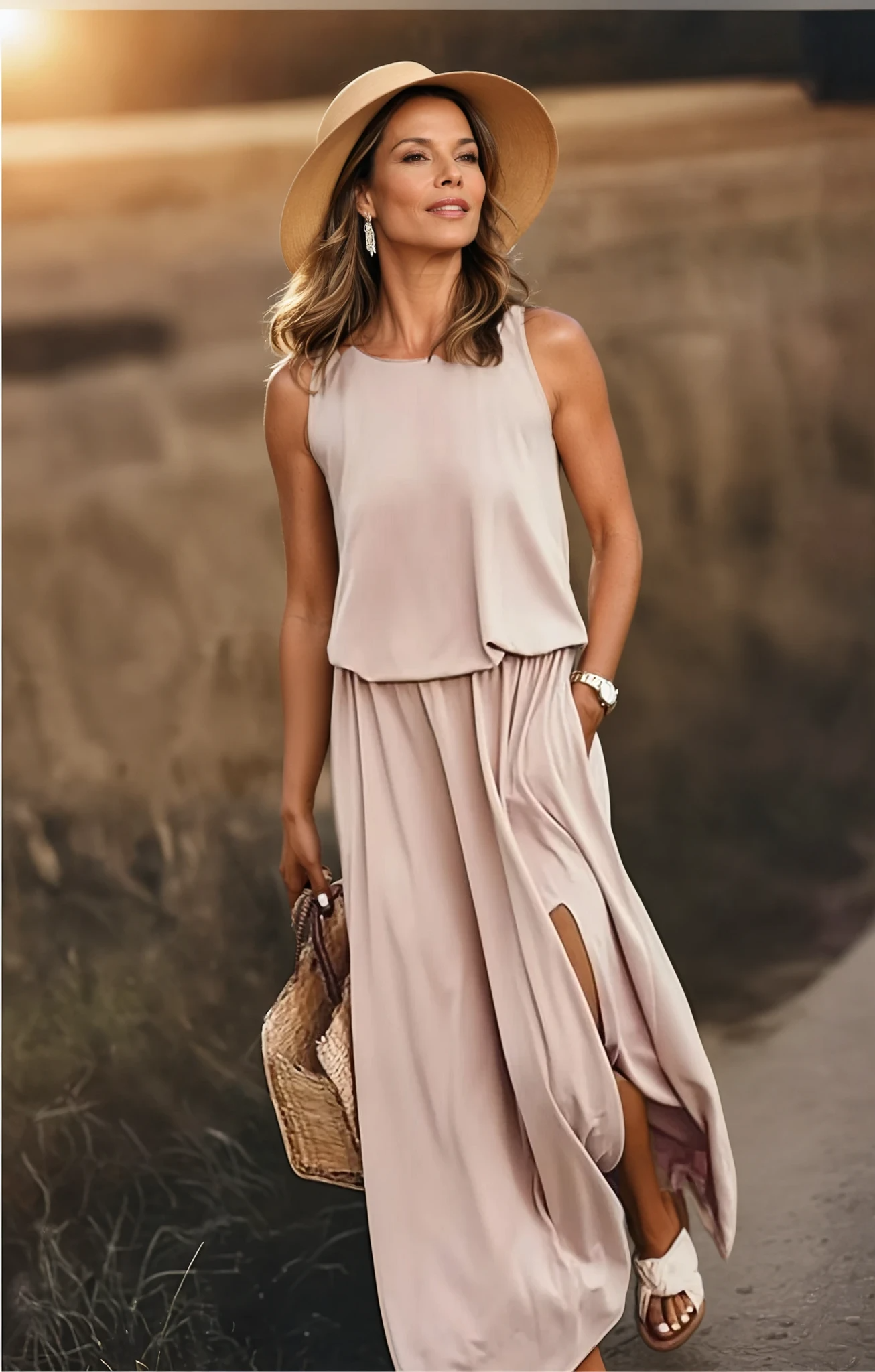 Florentine Women’s Maxi Dress – Lightweight Breathable Summer Dress with Flowy Fit