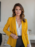 Hailey Women’s Blazer – Elegant Tailored Jacket with Long Sleeves & Modern Fit