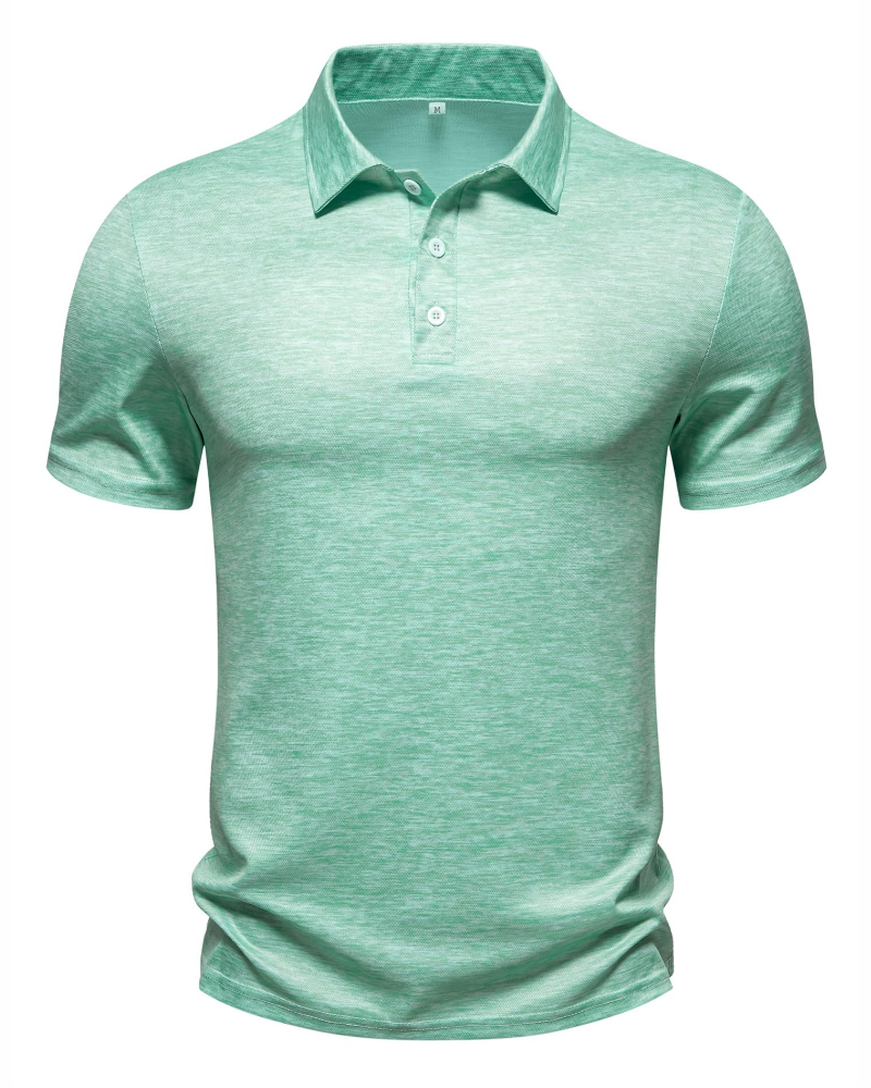 Tristan Men’s Performance Golf Polo – Quick-Dry Stretch Mesh & Sun Protection