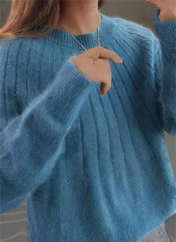 Phoebe Women's Cashmere Sweater – 100% Cashmere Regular Fit Elegant Knit