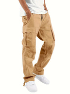 Tristan Men’s Cargo Pants – Relaxed Fit Cotton Utility Trousers with Cargo Pockets