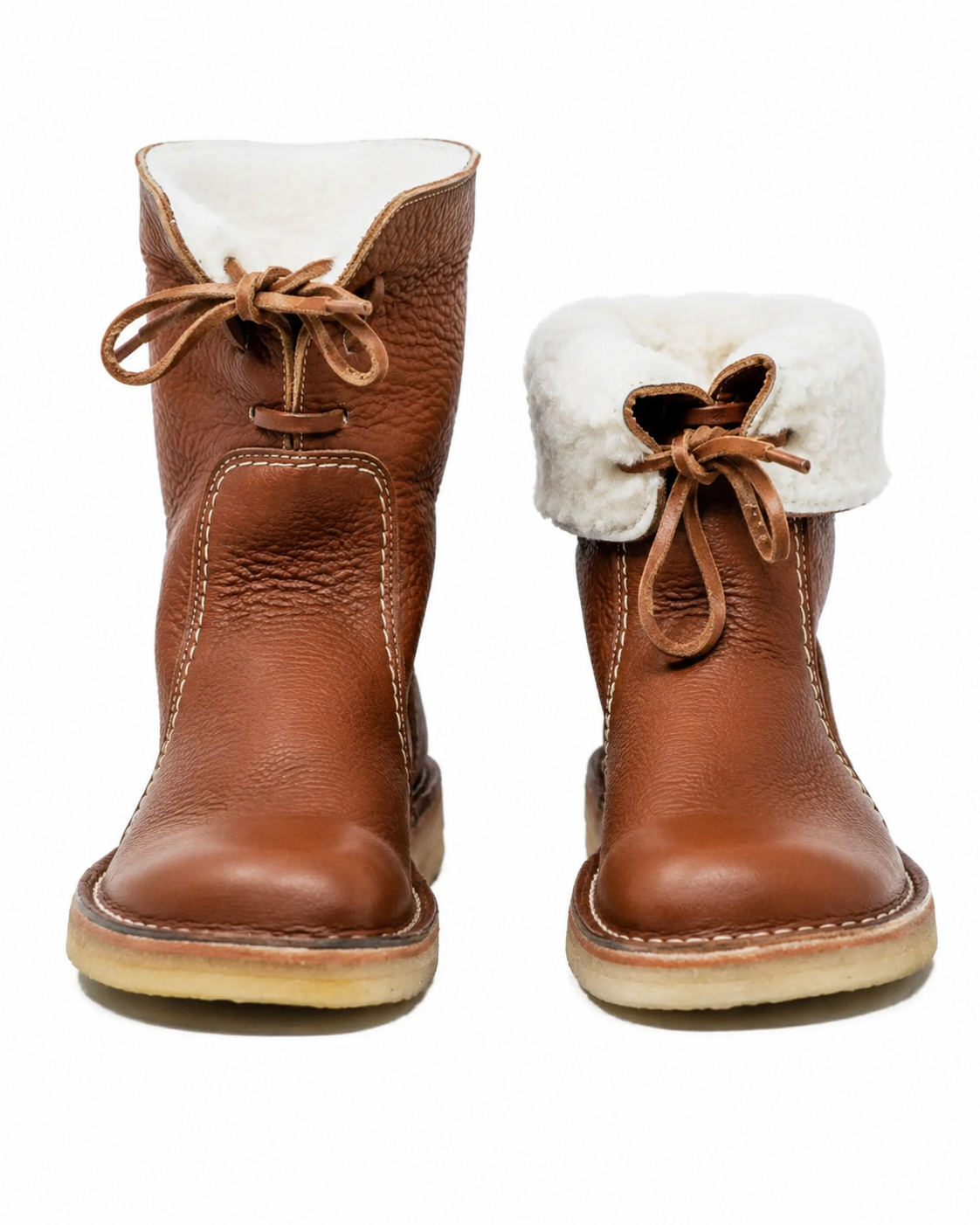 Sophie Women's Faux Fur Lined Boots – Pull-On Weather-Resistant Winter Boots