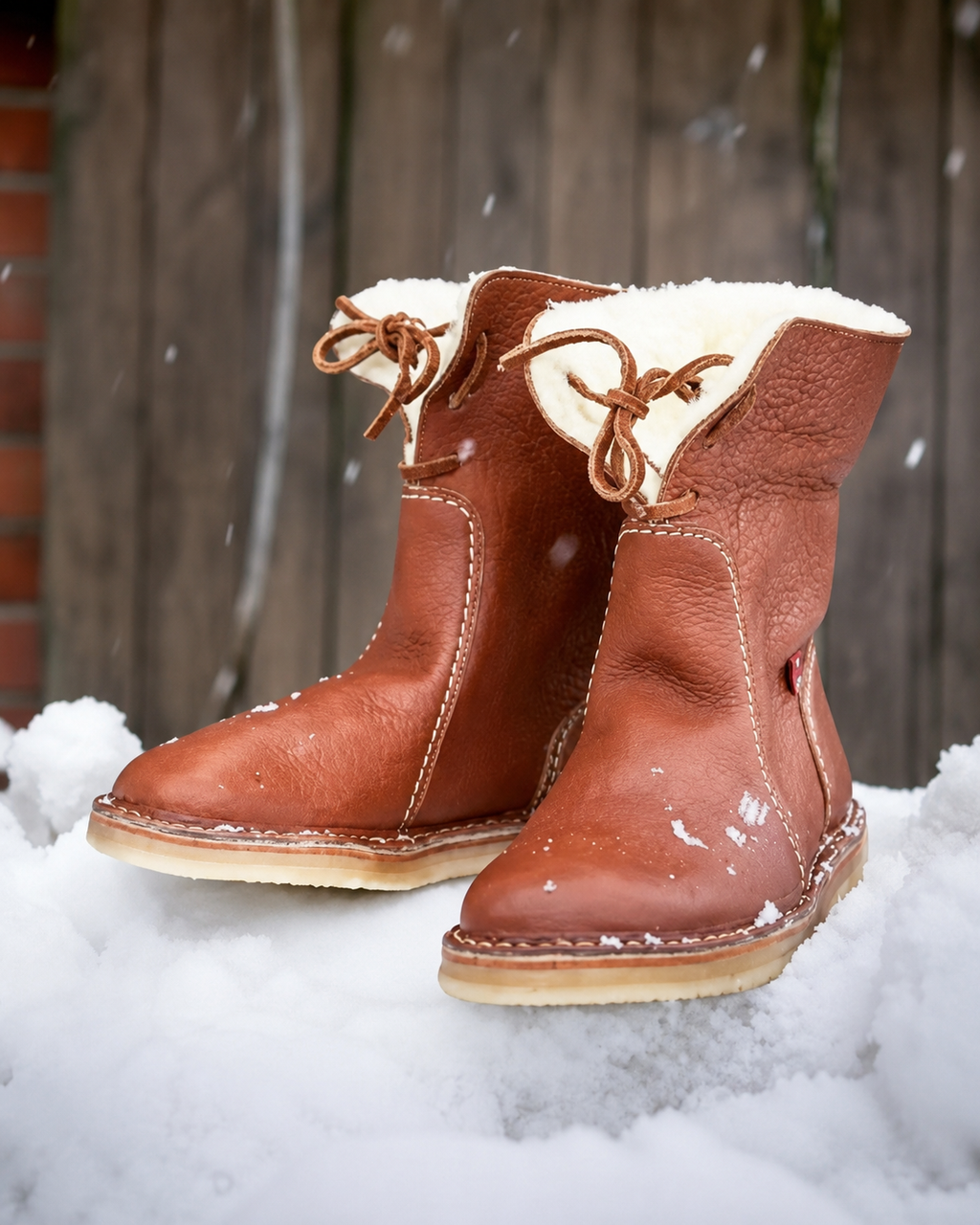 Sophie Women's Faux Fur Lined Boots – Pull-On Weather-Resistant Winter Boots