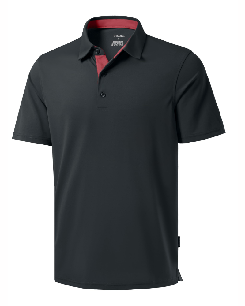 Caleb Men’s Golf Polo Shirt – Dry-Fit, UPF 50+, Moisture-Wicking Pique Fabric