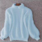 Emilie Women's Wool Knit Sweater – Loose Fit Soft Winter Pullover
