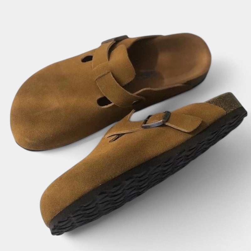 Hollie Women's Clogs – Adjustable Buckle Slip On Shoes for Casual Everyday Comfort