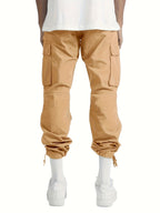 Tristan Men’s Cargo Pants – Relaxed Fit Cotton Utility Trousers with Cargo Pockets