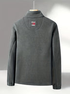 Julius Men's Fleece Jacket – Outdoor Norway High Collar Breathable Warm Layer