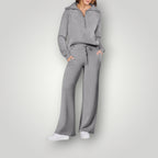 Lilou Women's Lounge Set – Oversized Sweatshirt & Jogger Pants Matching Set
