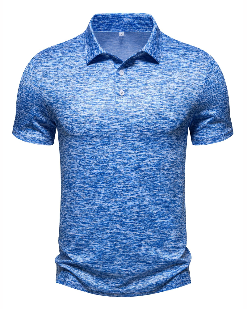 Tristan Men’s Performance Golf Polo – Quick-Dry Stretch Mesh & Sun Protection