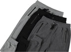 Nathan Men’s 3-Pack Fleece Joggers – Zipper Pockets, Drawstring Waist & Sizes S–3XL