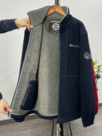 Julius Men's Fleece Jacket – Outdoor Norway High Collar Breathable Warm Layer