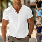 Damon Men’s Cotton T-Shirt – Breathable Short Sleeve Casual Crew Neck Summer Tee