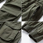 David Men’s Cargo Pants – Stretch Spandex Trousers with Multi-Pocket Comfort Fit