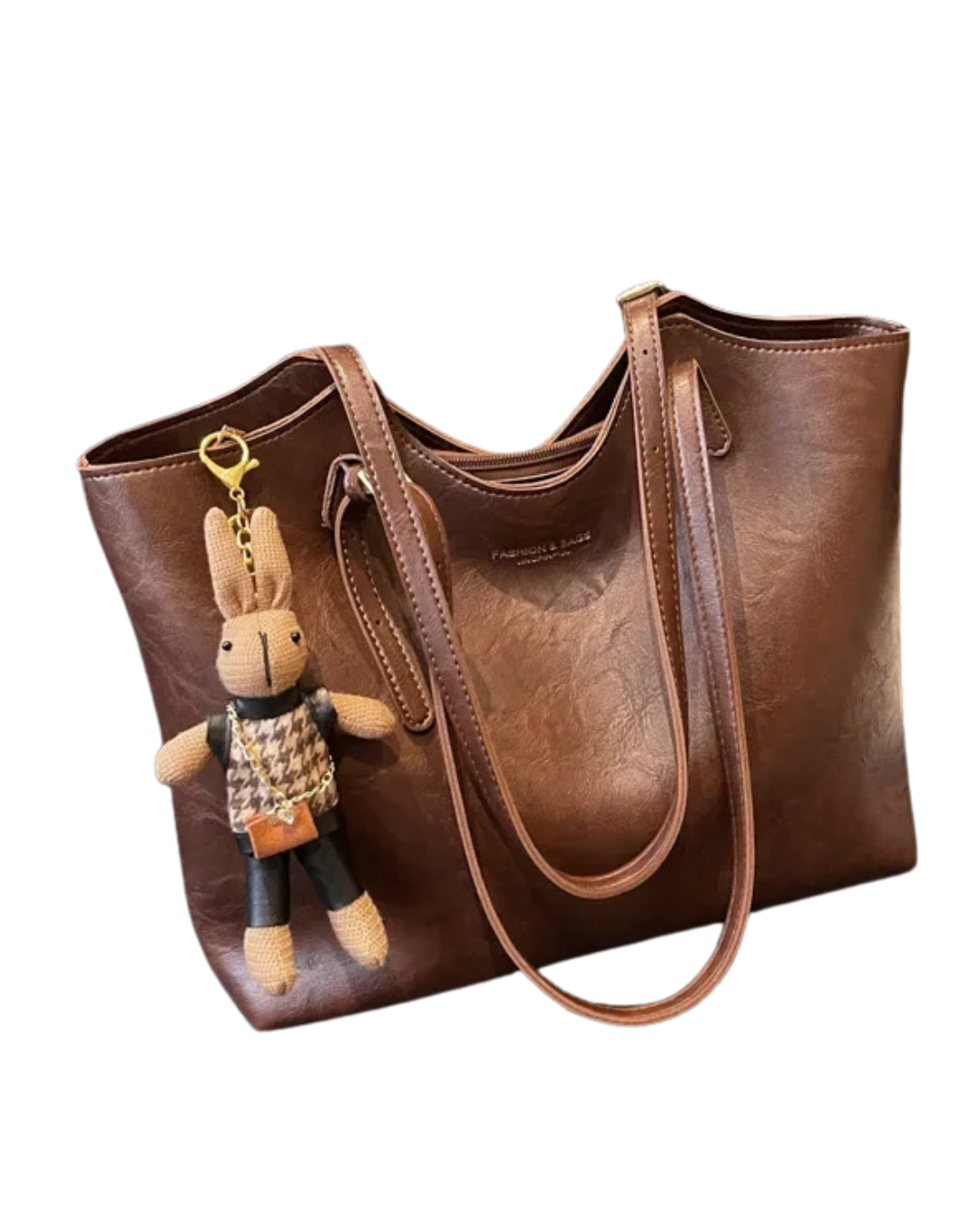 Emma Women’s Tote Bag – Vintage Vegan Leather Shopper with Spacious Elegant Design