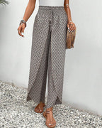 Henriette Women's Wide Leg Pants – High Waist Lightweight Elegant Trousers