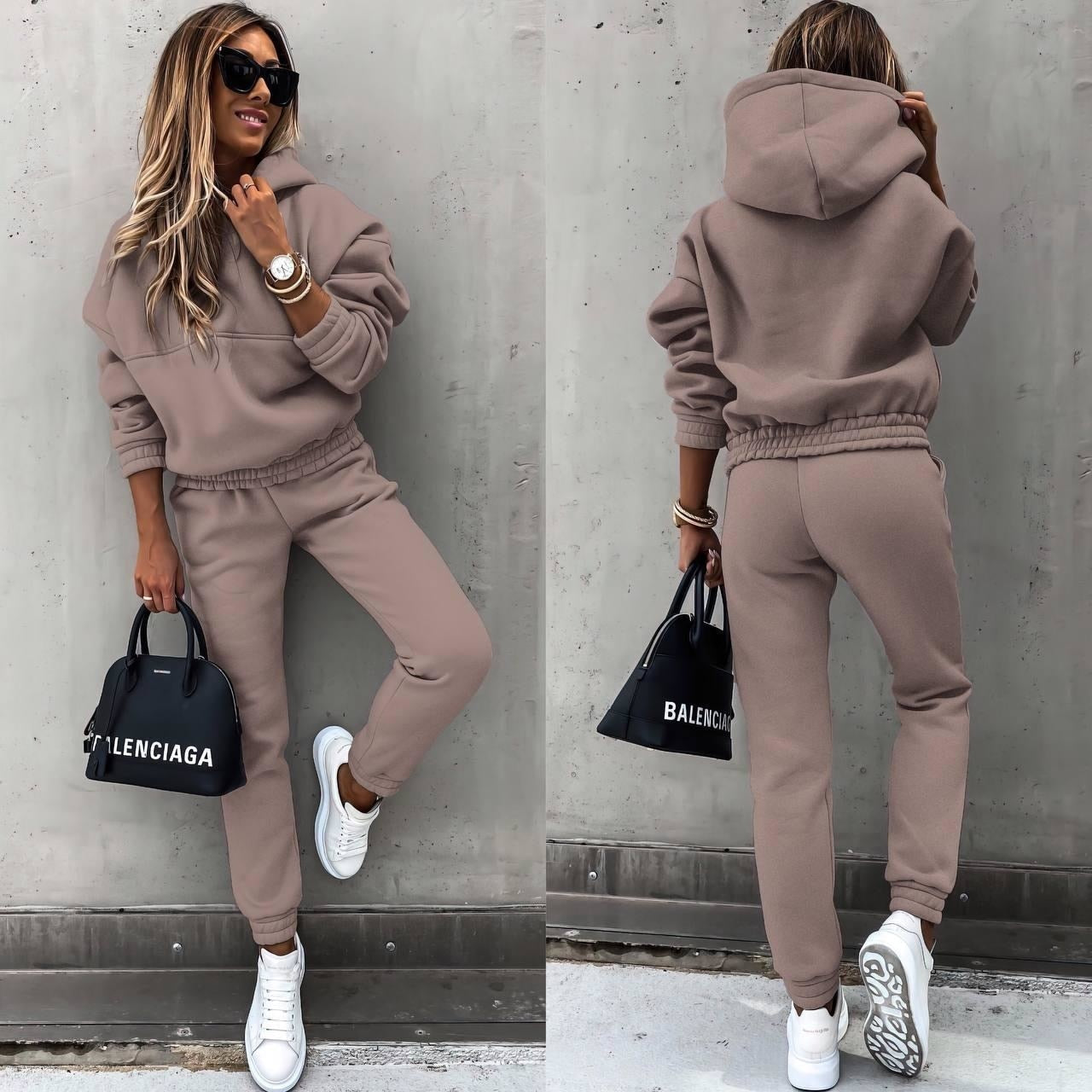 Elane Women's Jogging Set – Soft Breathable Matching Lounge Outfit