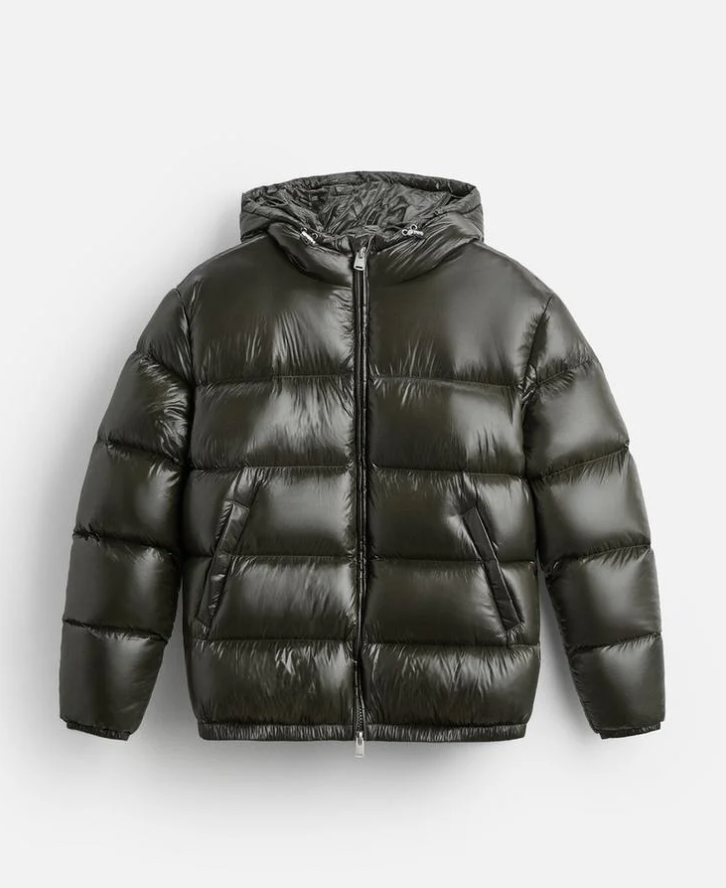 Sean Men's Puffer Jacket – Water-Resistant Winter Coat with Zip Pockets