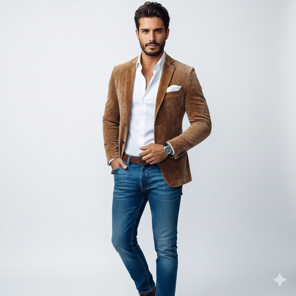 Blake Men's Slim Fit Blazer – Casual Chic Modern Work Jacket