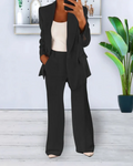 Madison Women's Blazer & Pants Set – Oversized 2-Piece Suit with Light Stretch