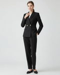 Caroline Women's Blazer & Pants Set – Tailored 2-Piece Suit for Work & Events