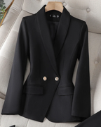 Caroline Women's Blazer & Pants Set – Tailored 2-Piece Suit for Work & Events